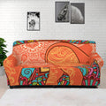 Indian Boho Hippie Elephant Print Sofa Cover