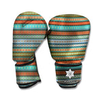 Indian Ethnic Pattern Print Boxing Gloves