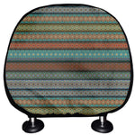 Indian Ethnic Pattern Print Car Headrest Covers