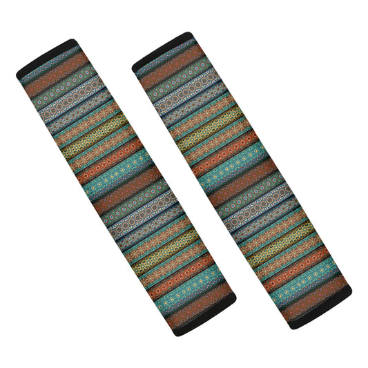 Indian Ethnic Pattern Print Car Seat Belt Covers