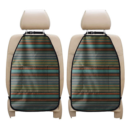 Indian Ethnic Pattern Print Car Seat Organizers