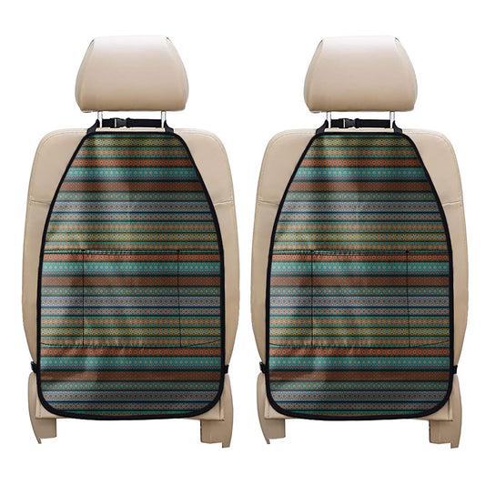 Indian Ethnic Pattern Print Car Seat Organizers