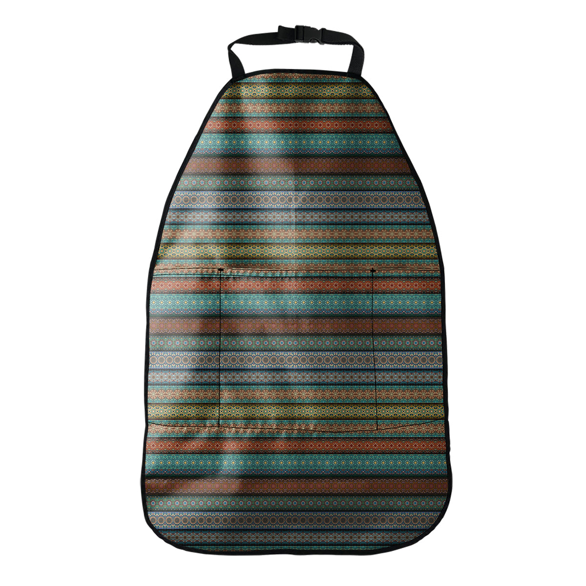 Indian Ethnic Pattern Print Car Seat Organizers