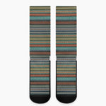 Indian Ethnic Pattern Print Crew Socks