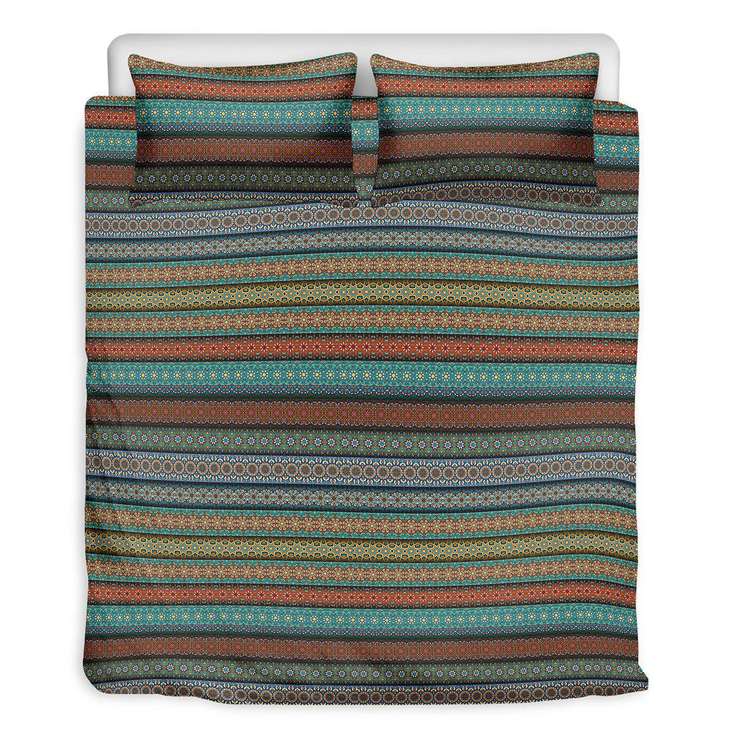 Indian Ethnic Pattern Print Duvet Cover Bedding Set