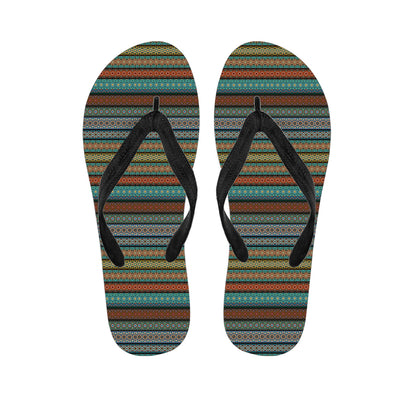 Indian Ethnic Pattern Print Flip Flops