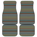 Indian Ethnic Pattern Print Front and Back Car Floor Mats