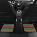 Indian Ethnic Pattern Print Front and Back Car Floor Mats