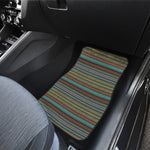 Indian Ethnic Pattern Print Front Car Floor Mats