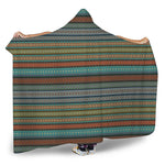 Indian Ethnic Pattern Print Hooded Blanket
