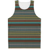 Indian Ethnic Pattern Print Men's Tank Top