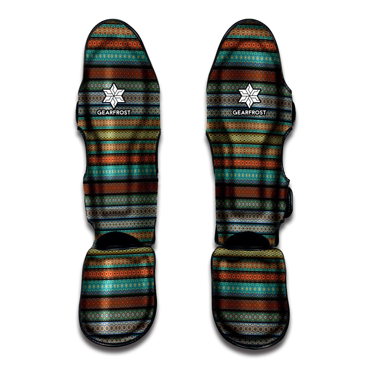 Indian Ethnic Pattern Print Muay Thai Shin Guard