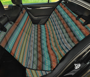 Indian Ethnic Pattern Print Pet Car Back Seat Cover