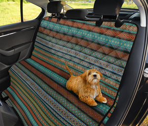 Indian Ethnic Pattern Print Pet Car Back Seat Cover