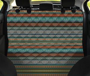 Indian Ethnic Pattern Print Pet Car Back Seat Cover