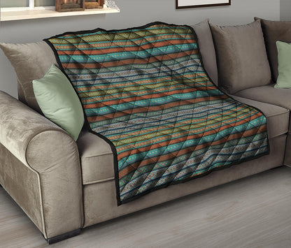 Indian Ethnic Pattern Print Quilt
