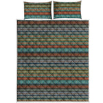 Indian Ethnic Pattern Print Quilt Bed Set