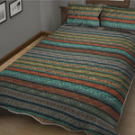 Indian Ethnic Pattern Print Quilt Bed Set