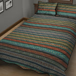 Indian Ethnic Pattern Print Quilt Bed Set