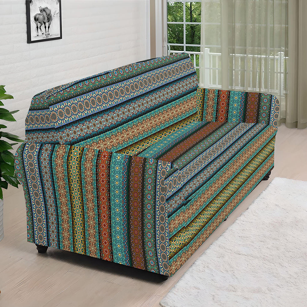 Indian Ethnic Pattern Print Sofa Cover