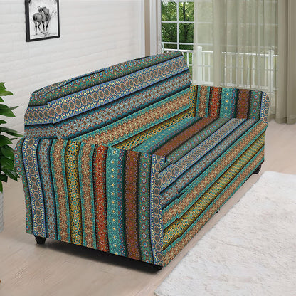 Indian Ethnic Pattern Print Sofa Cover