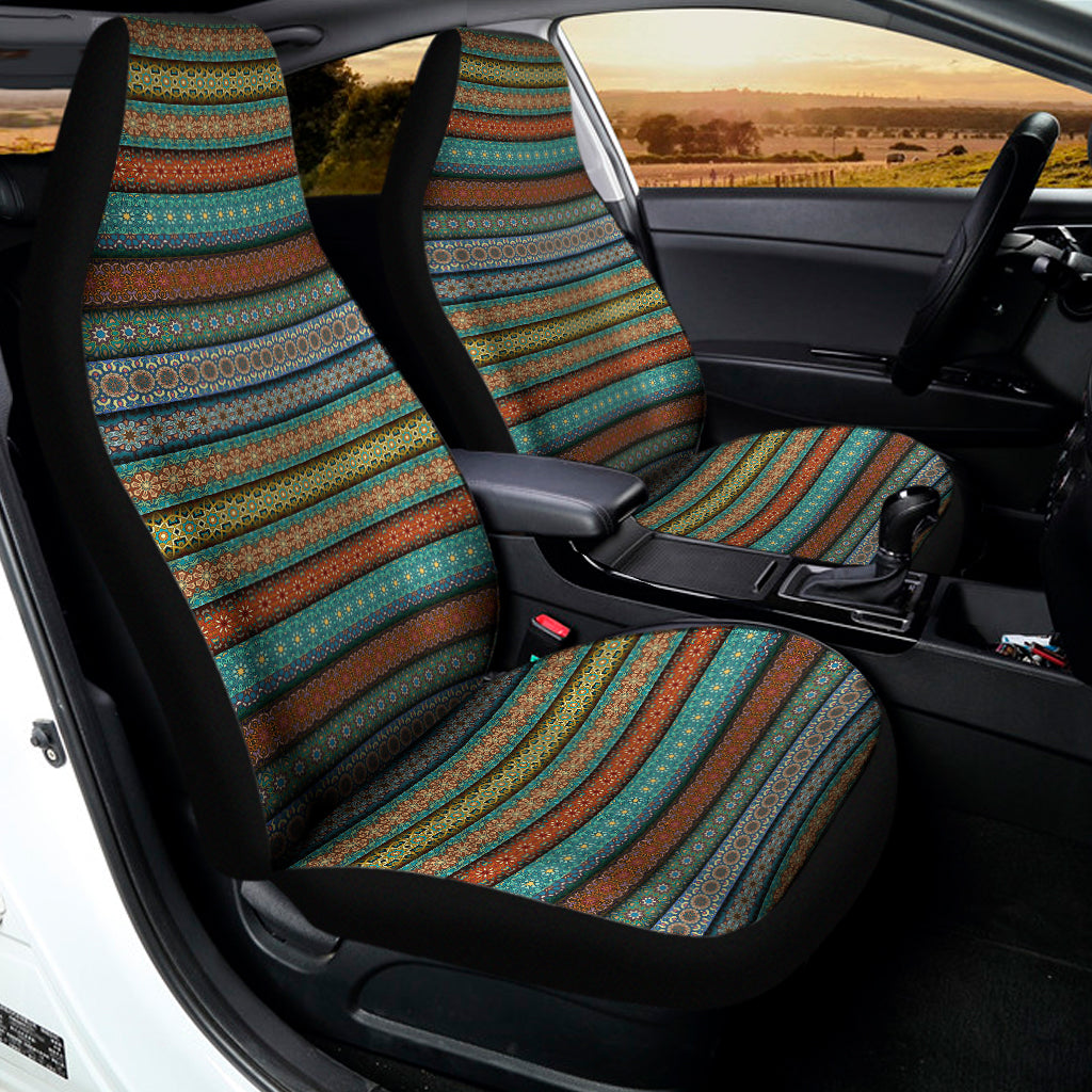 Indian Ethnic Pattern Print Universal Fit Car Seat Covers