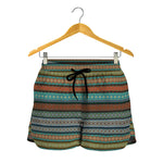 Indian Ethnic Pattern Print Women's Shorts