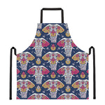 Indian Floral Elephant Pattern Print Apron