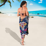 Indian Floral Elephant Pattern Print Beach Sarong Wrap