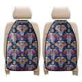 Indian Floral Elephant Pattern Print Car Seat Organizers