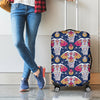 Indian Floral Elephant Pattern Print Luggage Cover