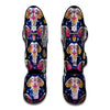 Indian Floral Elephant Pattern Print Muay Thai Shin Guard