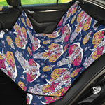 Indian Floral Elephant Pattern Print Pet Car Back Seat Cover