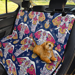 Indian Floral Elephant Pattern Print Pet Car Back Seat Cover