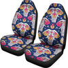 Indian Floral Elephant Pattern Print Universal Fit Car Seat Covers