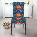 Indian Floral Paisley Pattern Print Dining Chair Slipcover