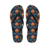 Indian Floral Paisley Pattern Print Flip Flops