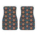 Indian Floral Paisley Pattern Print Front Car Floor Mats