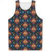 Indian Floral Paisley Pattern Print Men's Tank Top