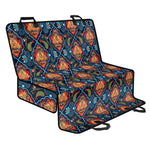 Indian Floral Paisley Pattern Print Pet Car Back Seat Cover