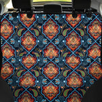 Indian Floral Paisley Pattern Print Pet Car Back Seat Cover