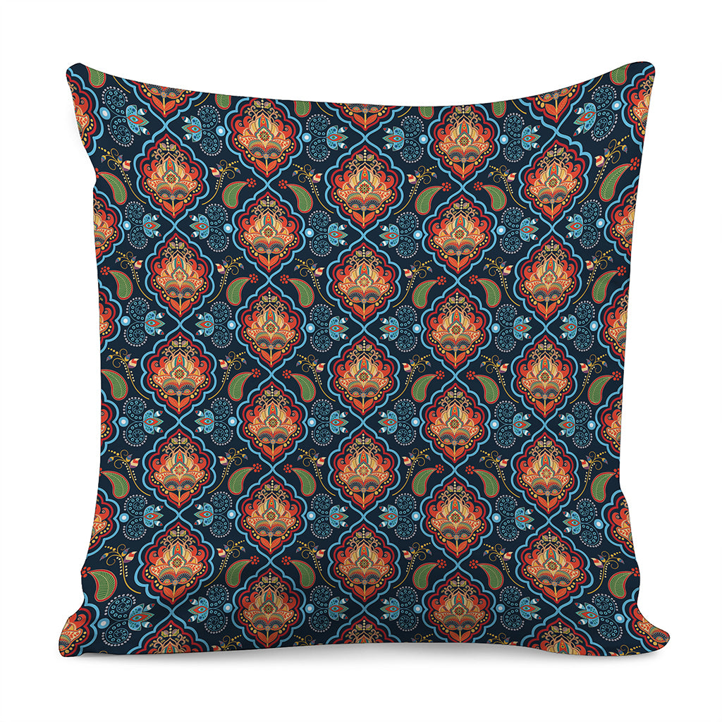 Indian Floral Paisley Pattern Print Pillow Cover