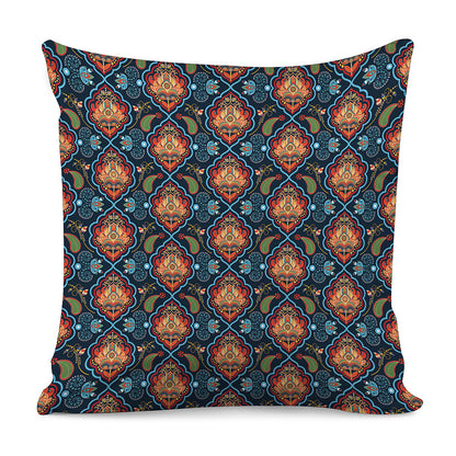 Indian Floral Paisley Pattern Print Pillow Cover