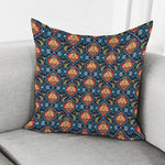 Indian Floral Paisley Pattern Print Pillow Cover