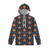 Indian Floral Paisley Pattern Print Pullover Hoodie