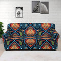 Indian Floral Paisley Pattern Print Sofa Cover