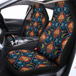 Indian Floral Paisley Pattern Print Universal Fit Car Seat Covers