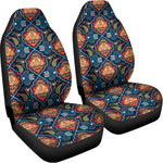 Indian Floral Paisley Pattern Print Universal Fit Car Seat Covers