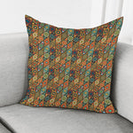 Indian Floral Patchwork Pattern Print Pillow Cover
