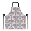 Indian Flower Elephant Pattern Print Apron